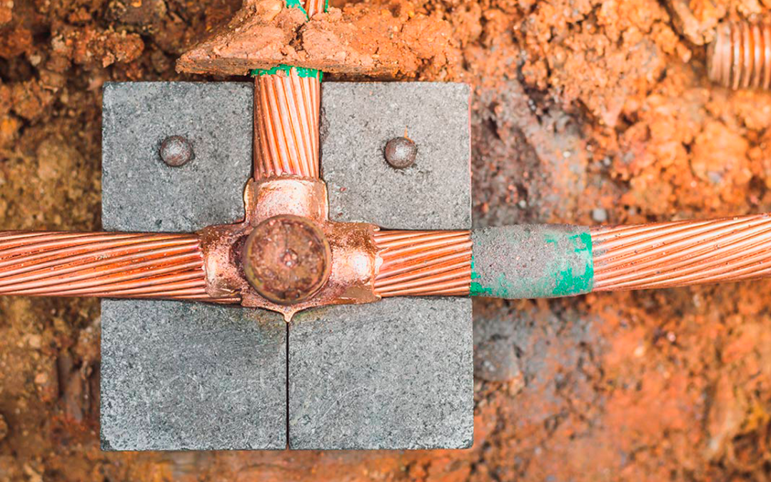 Sistema de conexión a tierra para protección contra descargas eléctricas